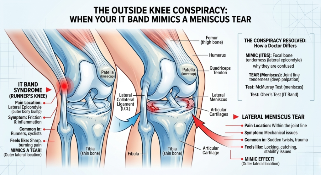 2The Outside Knee Conspiracy When Your IT Band Mimics a Meniscus Tear and How to Tell
